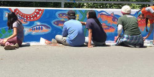 Mural Project Kids Working-500