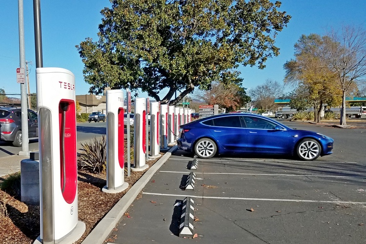 Tesla Fast Chargers