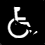 Disabled icon for print materials
