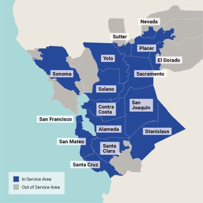 Sutter Health Plan Service Map