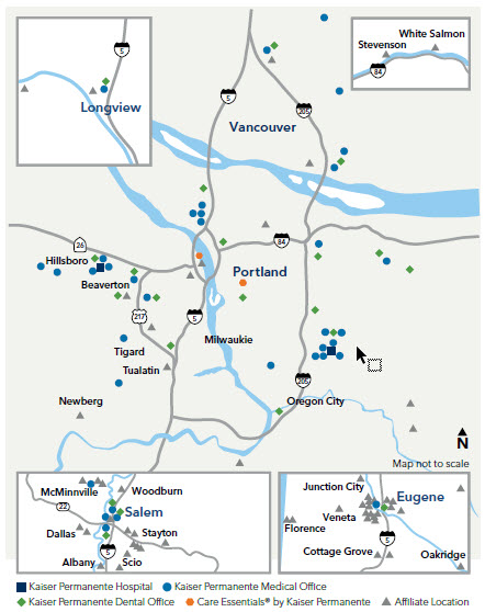 Northwest Kaiser Permanente Locations