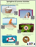 Springtime and Summer Activity flyer