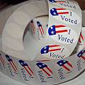Roll of 'I Voted' stickers