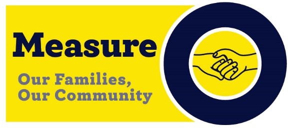 Measure O, Our Families, Our Community logo