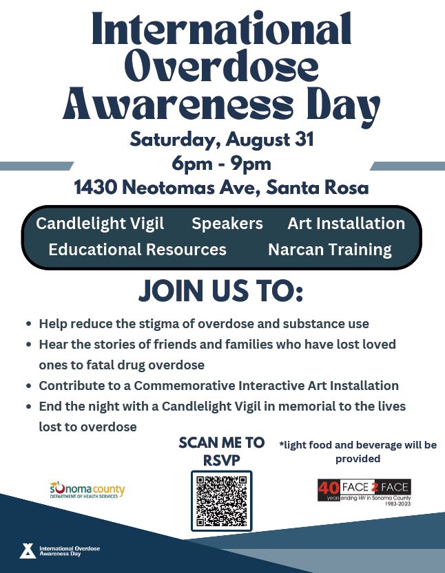 International Overdose Awareness Day Flyer