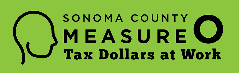 Sonoma County Measure O Tax Dollars at Work Logo