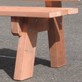 Freestanding bench legs
